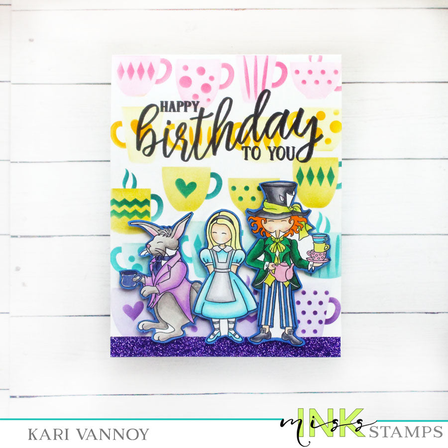 Tea Party Birthday card