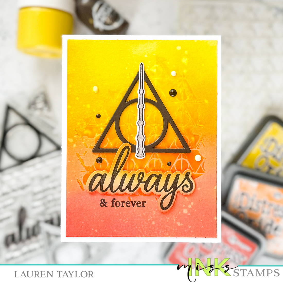 Magic Triangles Stencil – Miss Ink Stamps
