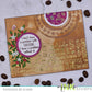 Coffee Words Hot Foil Plate