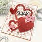 SWAK Postage Hearts