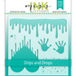 Drips and Drops Stencil
