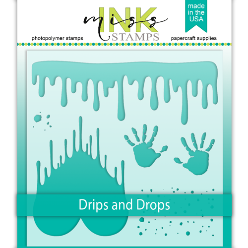 Drips and Drops Stencil