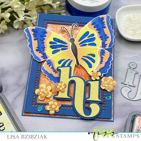 Small Typeset Frame Modern Typeset Frame Die – Miss Ink Stamps