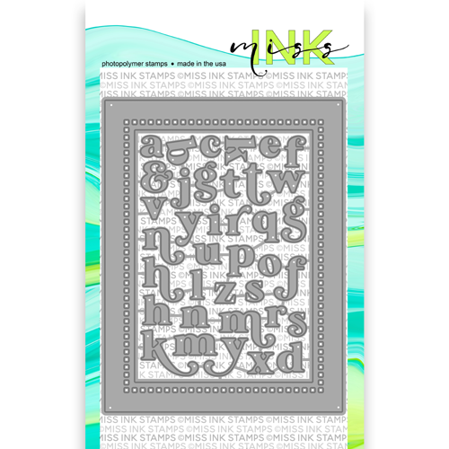Small Typeset Frame Modern Typeset Frame Die – Miss Ink Stamps