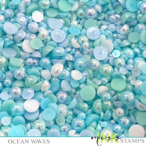Ocean Wave Half Pearls