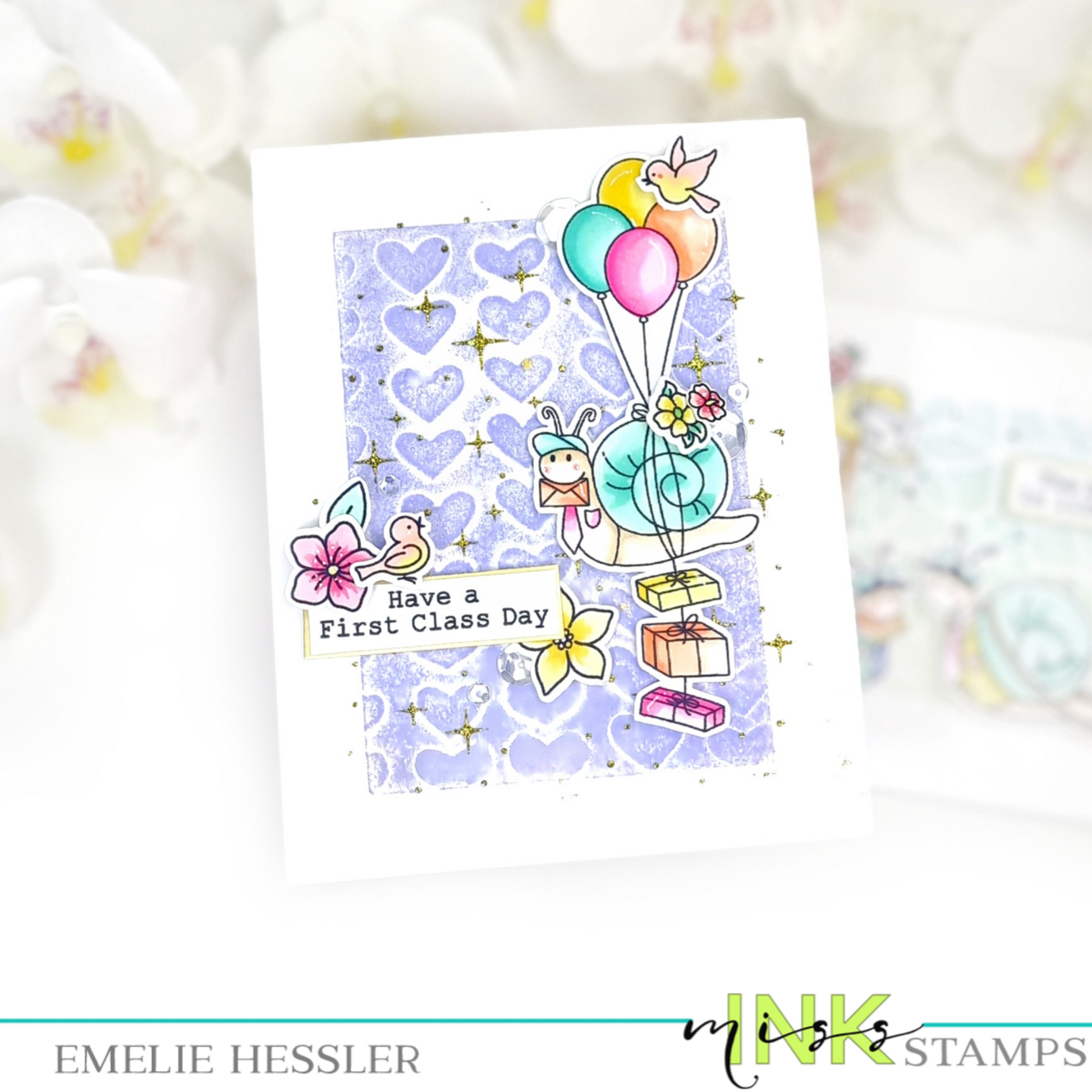 Flower-Snail Stamps