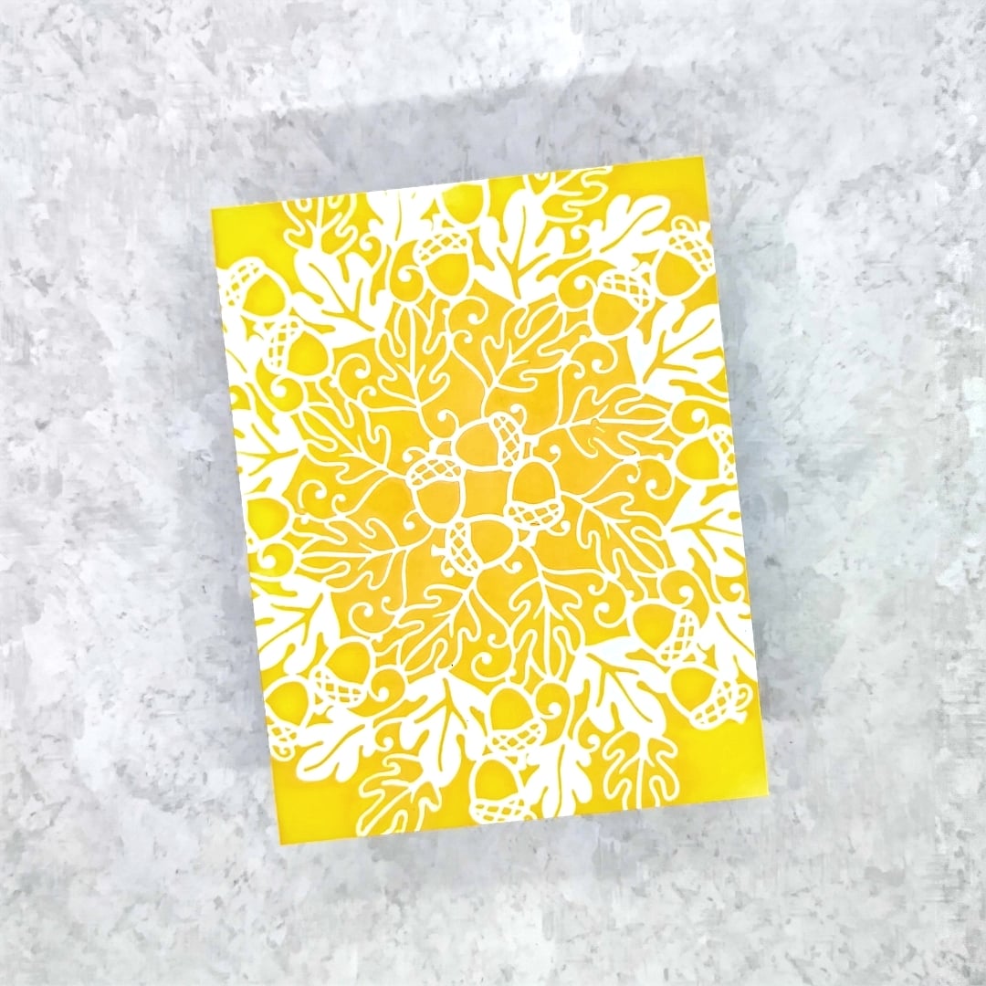 Fall Mandala Stencil