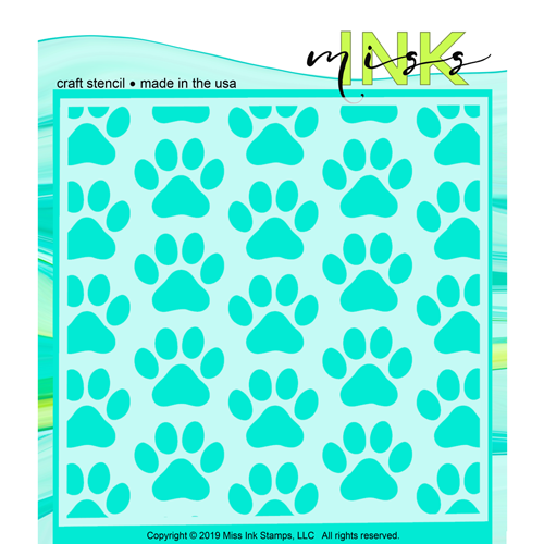 Big Paws Stencil