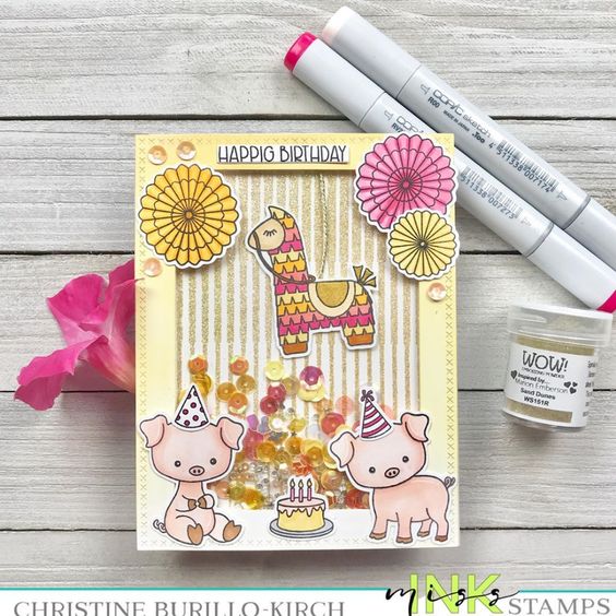 Pinata Party Stamp and Die Combo